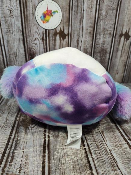 Squishmallows Tomara the Penguin Purple TieDye with Crown 8" Plush Kelly Toy HTF - Picture 8 of 8